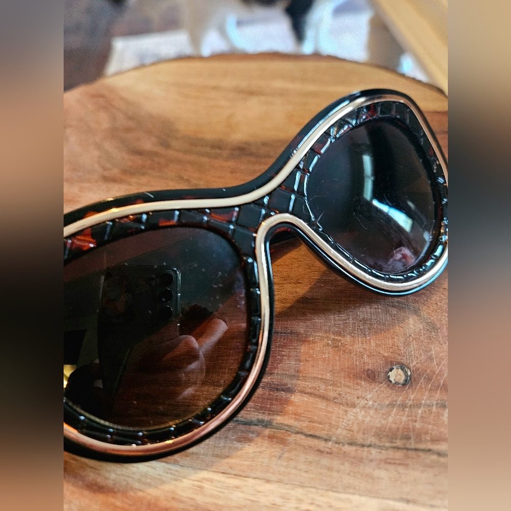 Butterfly Sunglasses Chanel-Style Havana/Brown Gradient